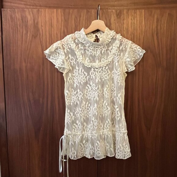 Rainbow Brand Lace Top - Picture 1 of 2